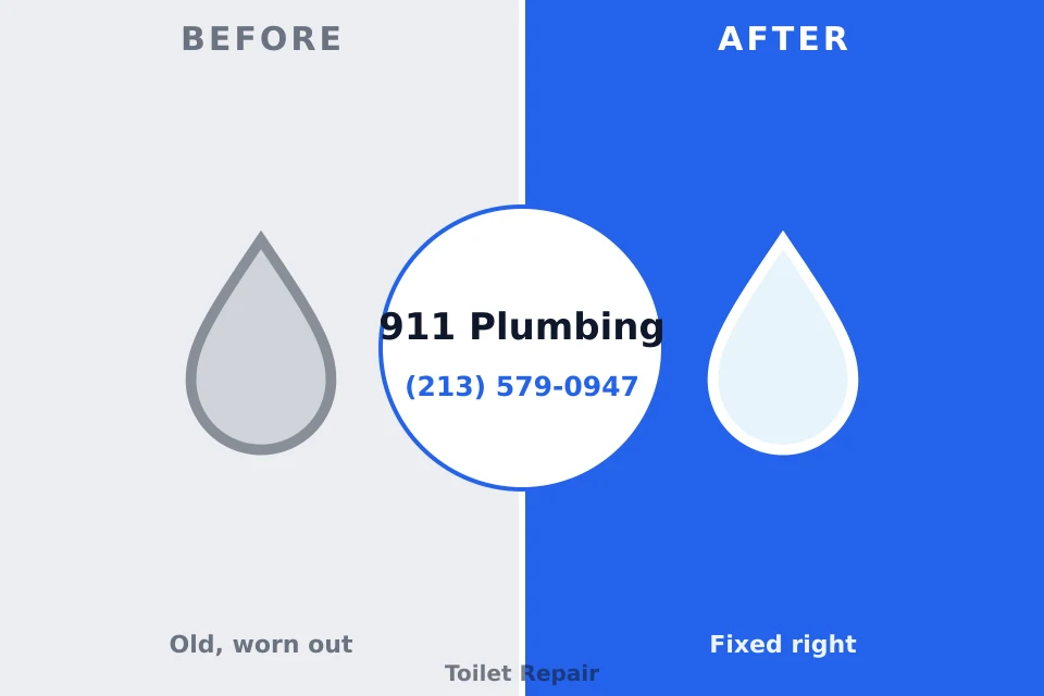 Before and after: plumbing repair Southpointe, PA